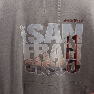 Puma Hoodie‎ Mens Size 2XL Gray Sweatshirt San Francisco 2013 34th Americas Cup
